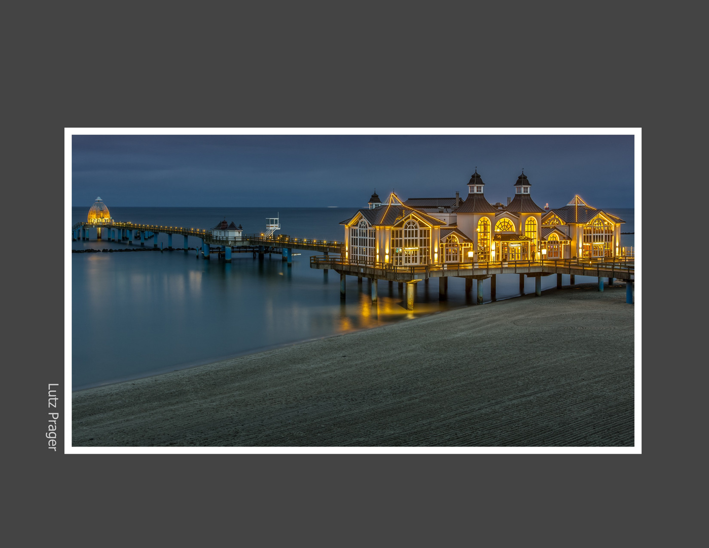 Seebrücke Sellin am Abend