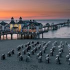 Seebrücke Sellin im Sonnenuntergang