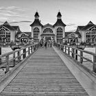 Seebrücke Sellin Rügen Black & White