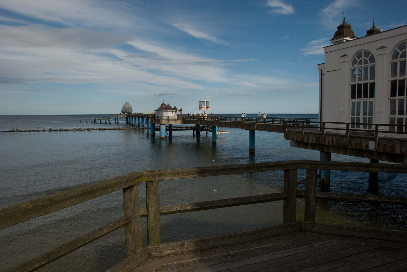 Seebrücke Sellin seitlich