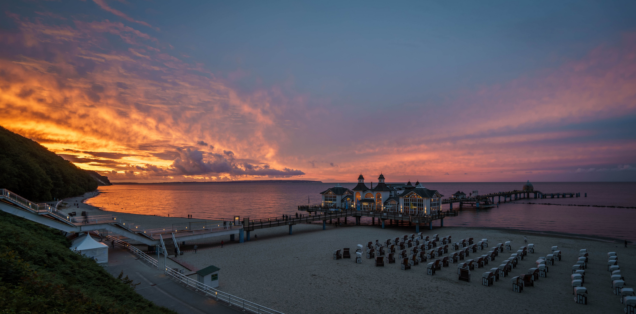 Seebrücke Sellin - Sonnenuntergang