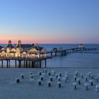 Seebrücke Sellin zum Sonnenuntergang