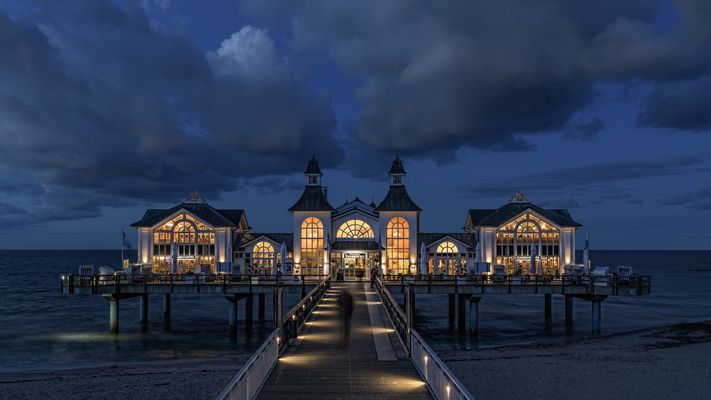 Seebrücke Sellin - zur Blauen Stunde
