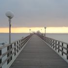 Seebrücke von Grömitz im Dezember