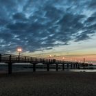 Seebrücke Wustrow am Abend