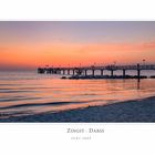 Seebrücke Zingst / Darß im Abendlicht