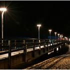 Seebrücke Zingst mit Sturmtouris