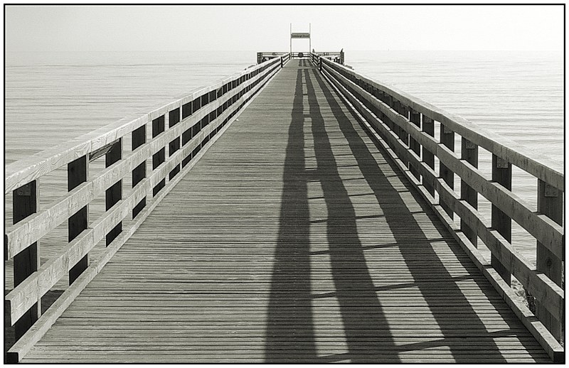 Seebrücke zum Horizont