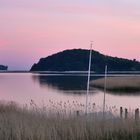 Seedorf Hafeneinfahrt morgens im Bodden