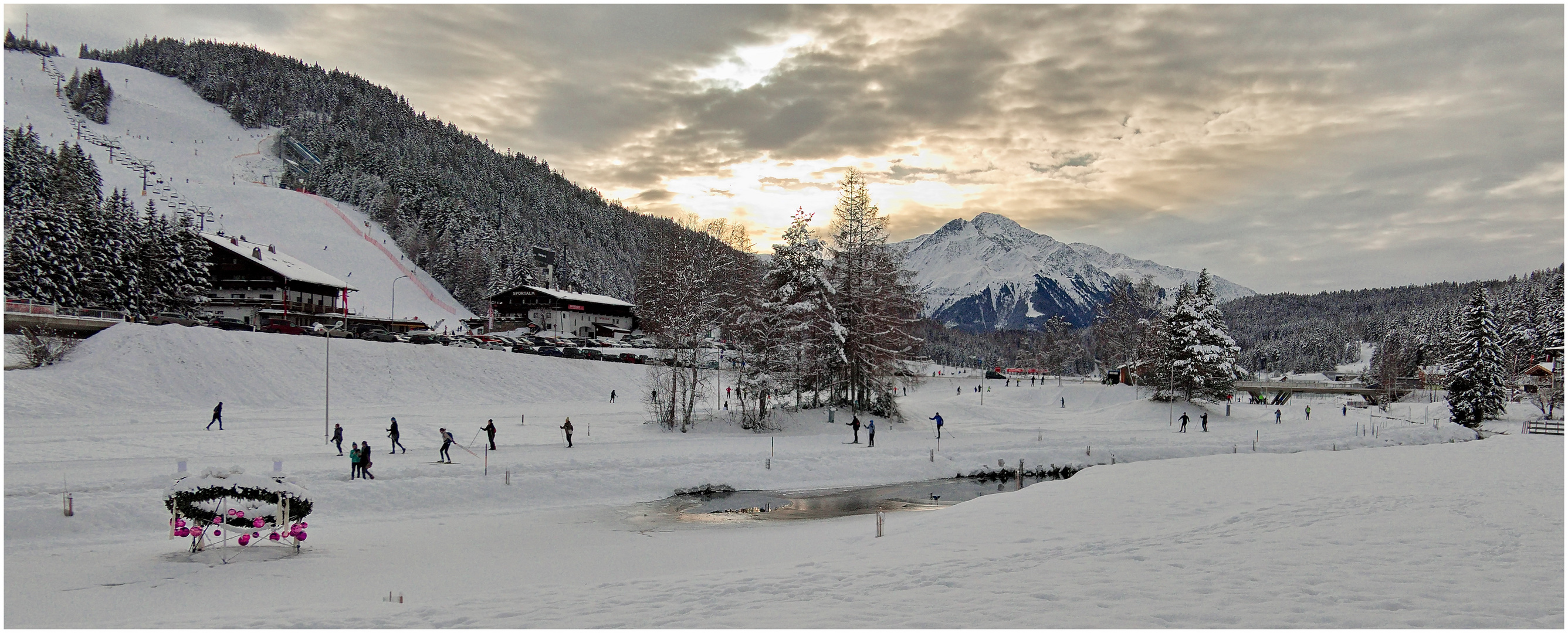 Seefeld 2022-01-07 Langlaufloipe