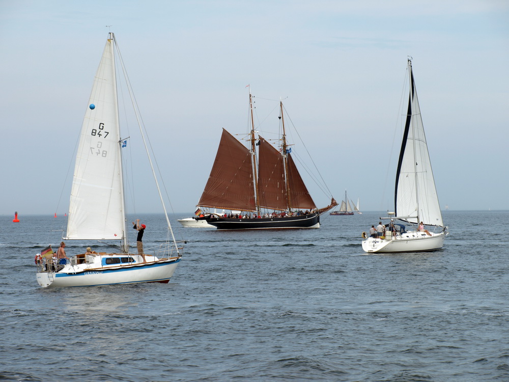 Seegebiet vor Warnemünde