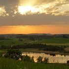 Seeger See bei Sonnenuntergang