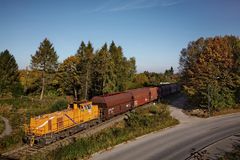 Seehafen Kiel im bunten Herbst