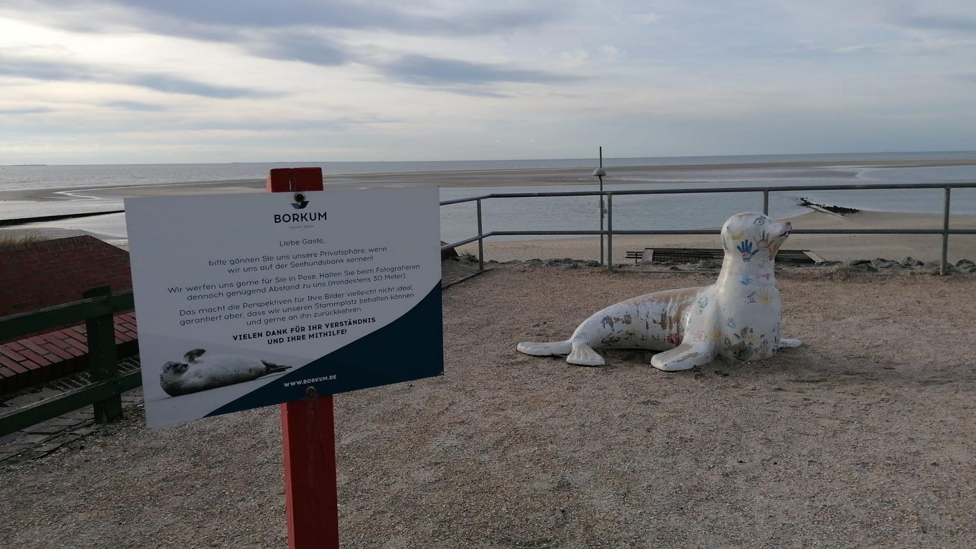 Seehundfigur Borkum