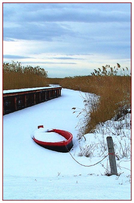 Seeidylle am Wintermorgen