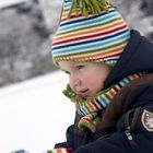 Seeing snow for the first time!