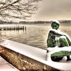 Seejungfrau am Chiemsee/ Winter