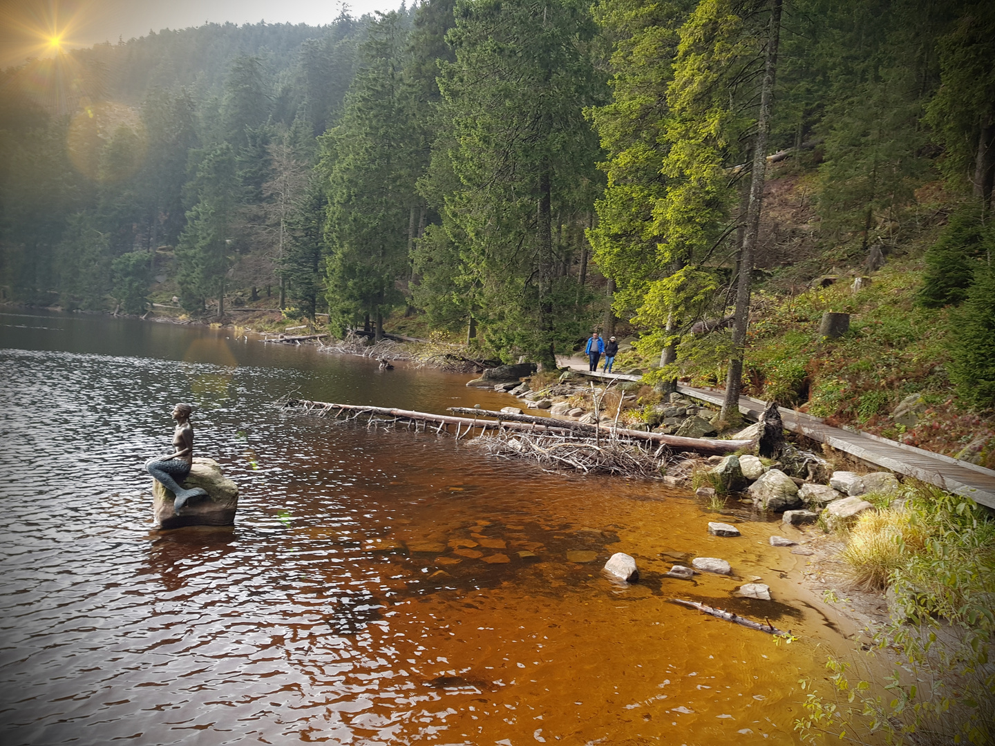 Seejungfrau im Mummelsee 