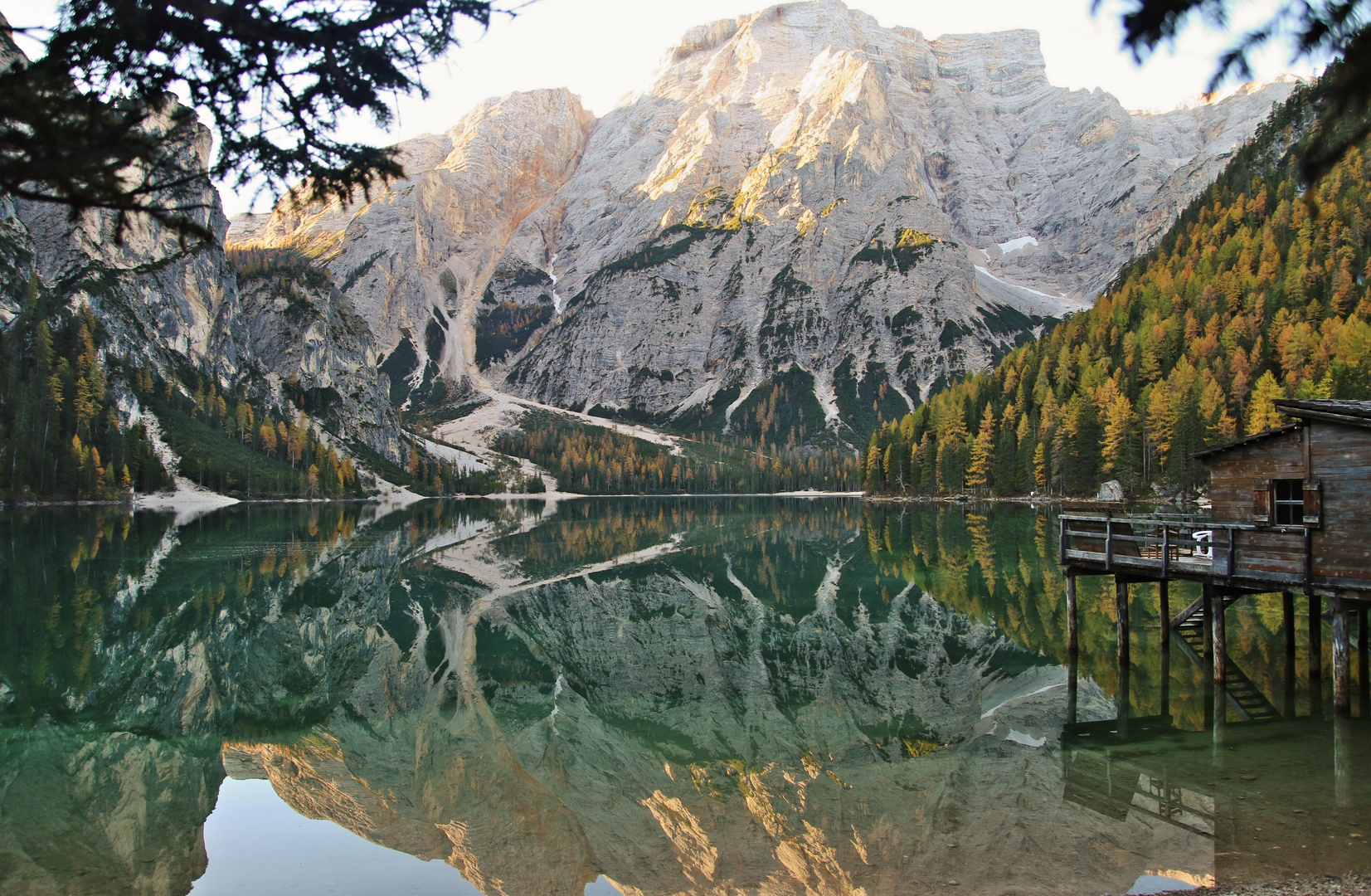 Seekofel im Pragser- Wildsee