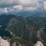 ...Seekofel mit Blick zum Pragser Wildsee - Südtirol ...