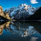 Seekofel mit Spiegelung am Pragser Wildsee