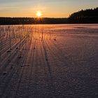 Seelandschaft am frühen Morgen