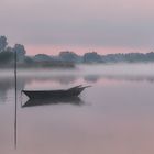 Seelandschaft im Morgendunst