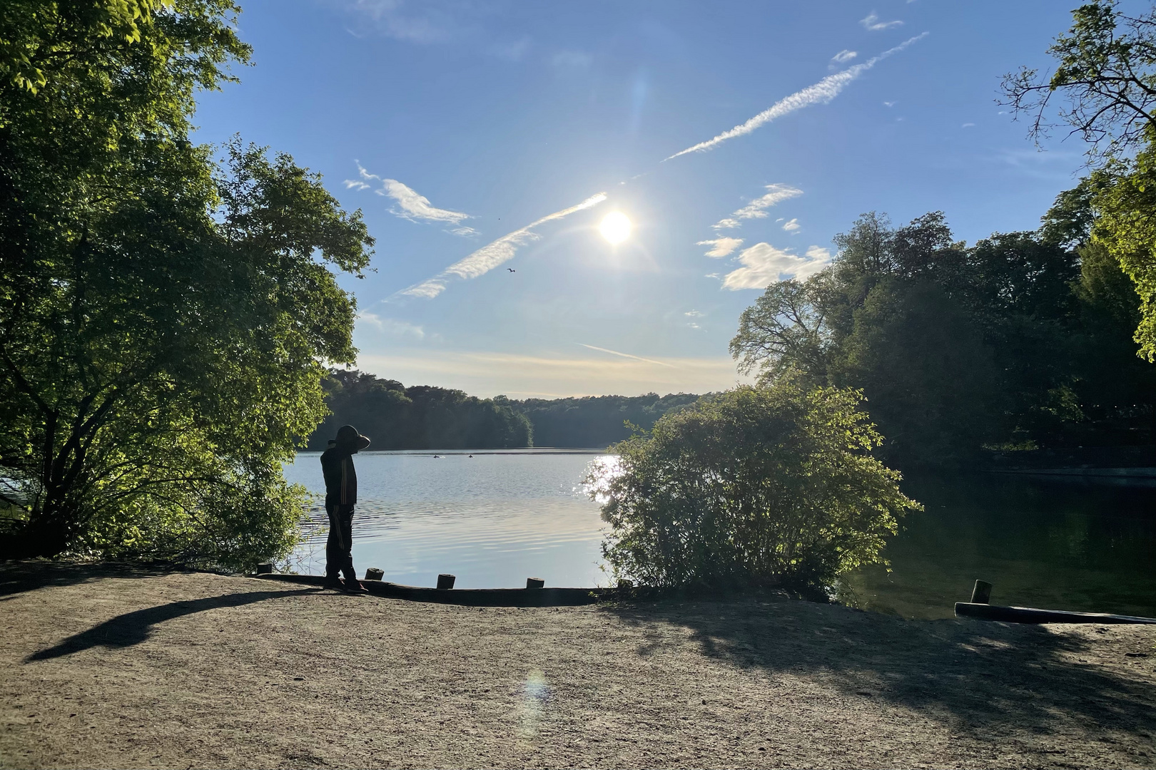 Seele suchen am See