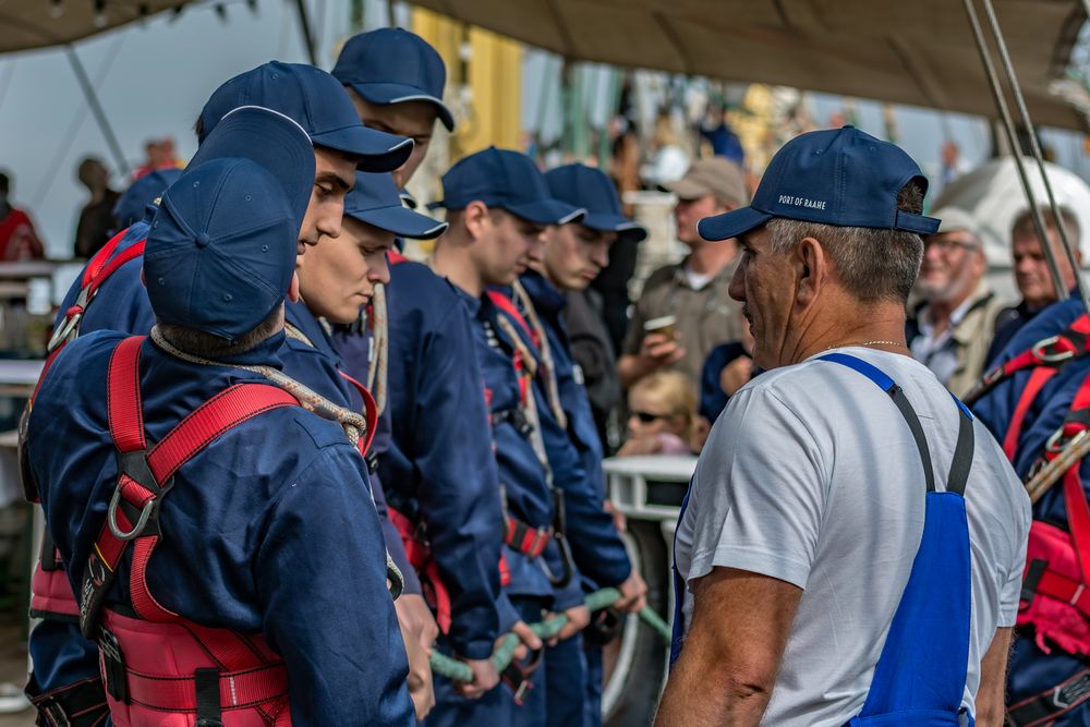 Seemannschaft an Bord der Kruzenshtern