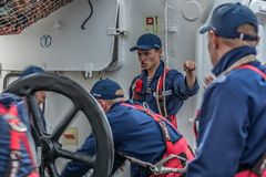 Seemannschaft an Bord der Kruzenshtern