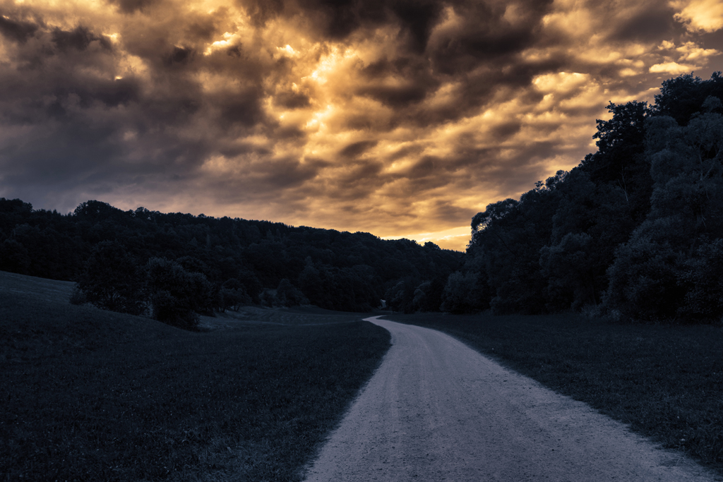 Seemühlenweg bei Gräfendorf/Unterfranken