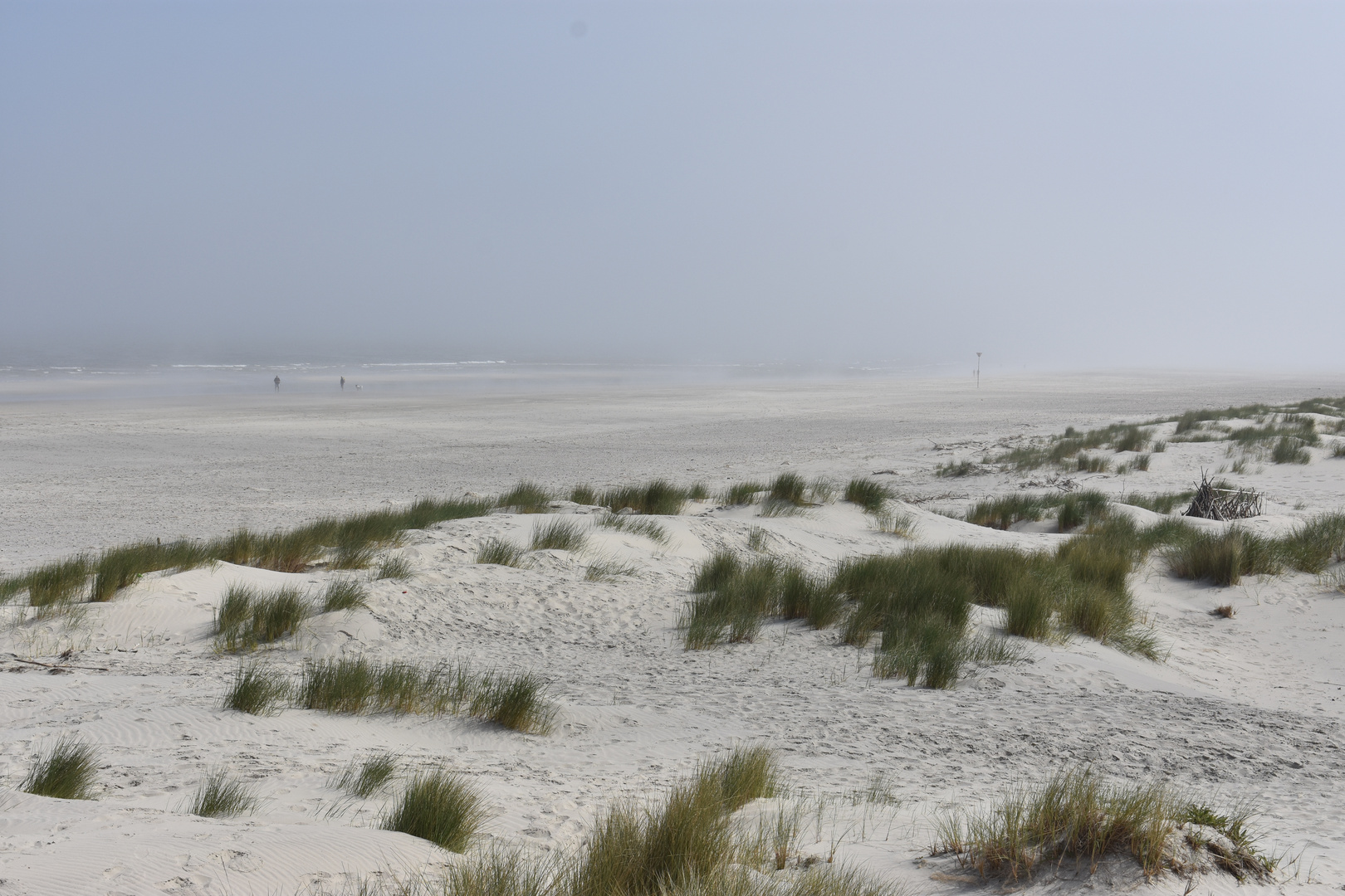 Seenebel am Strand - Langeoog