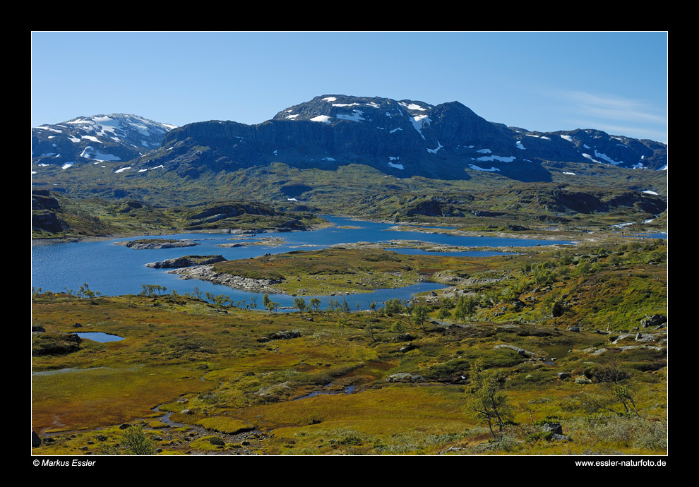 Seenlandschaft bei Haukeliseter • Telemark, Norwegen (85-21887)