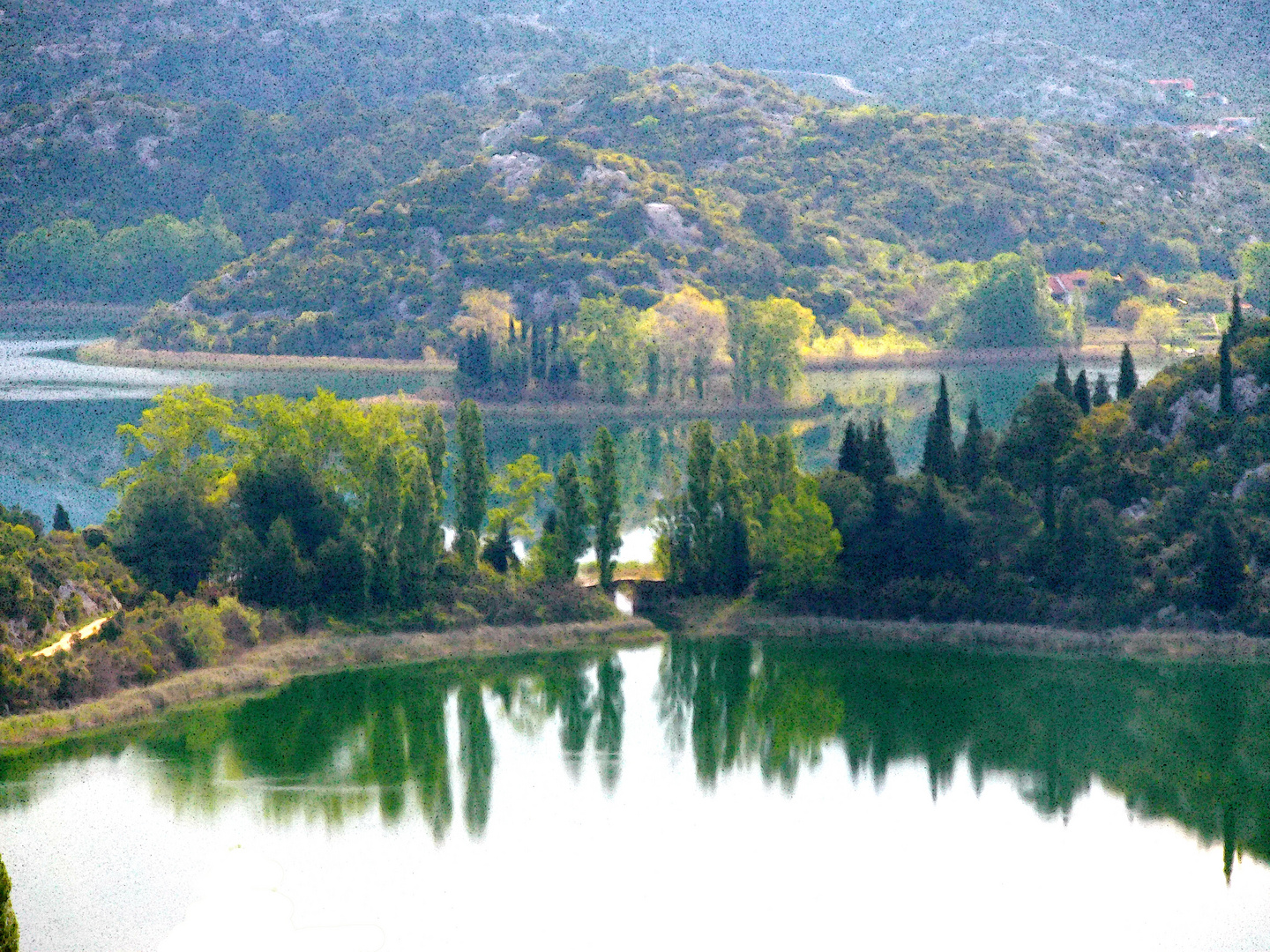 Seenlandschaft bei Medjugorje