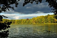 Seenlandschaft mit Bewölkung