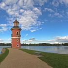 Seenlandschaft mit Leuchtturm