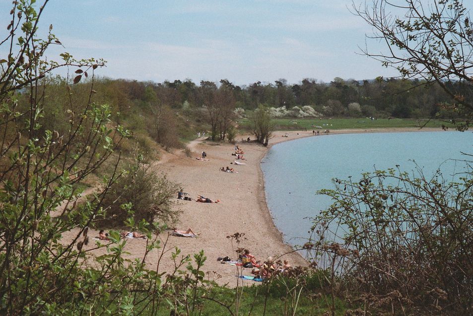 Seenlandschaft um Karlsruhe