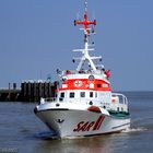 Seenotkreuzer läuft in Cuxhaven ein