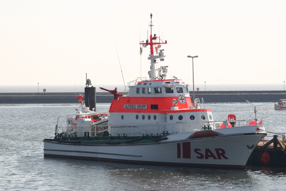 Seenotrettungsboot von der Nordseeinsel Borkum