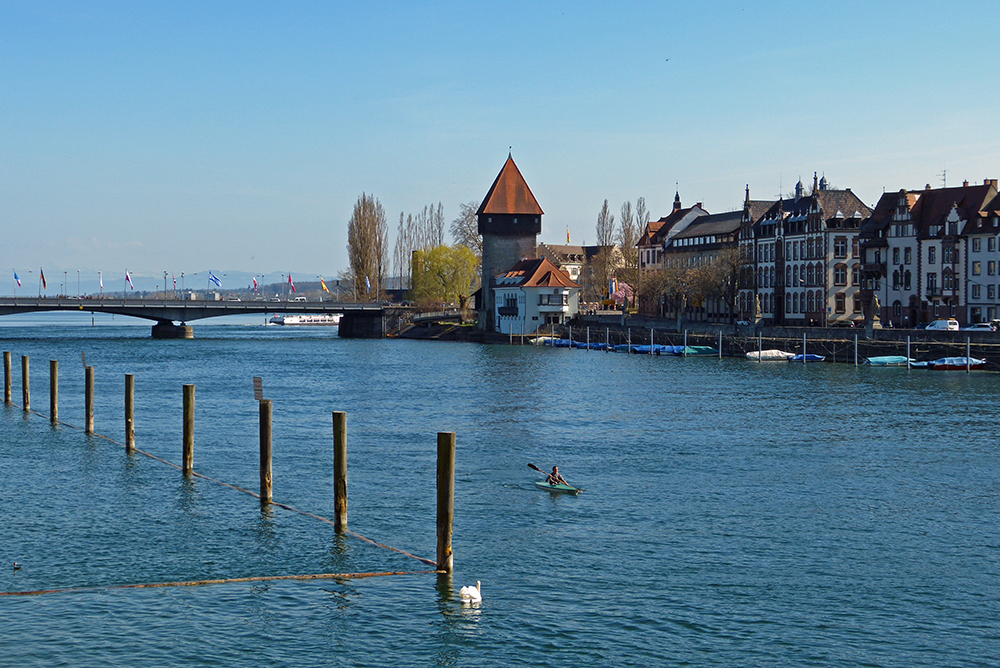 Seerhein in Konstanz, Konstanz im April