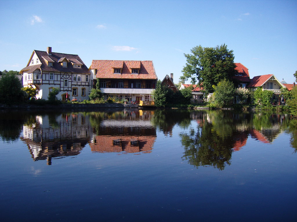 Seespiegel in Ilsenburg Foto & Bild landschaft, bach, fluss & see
