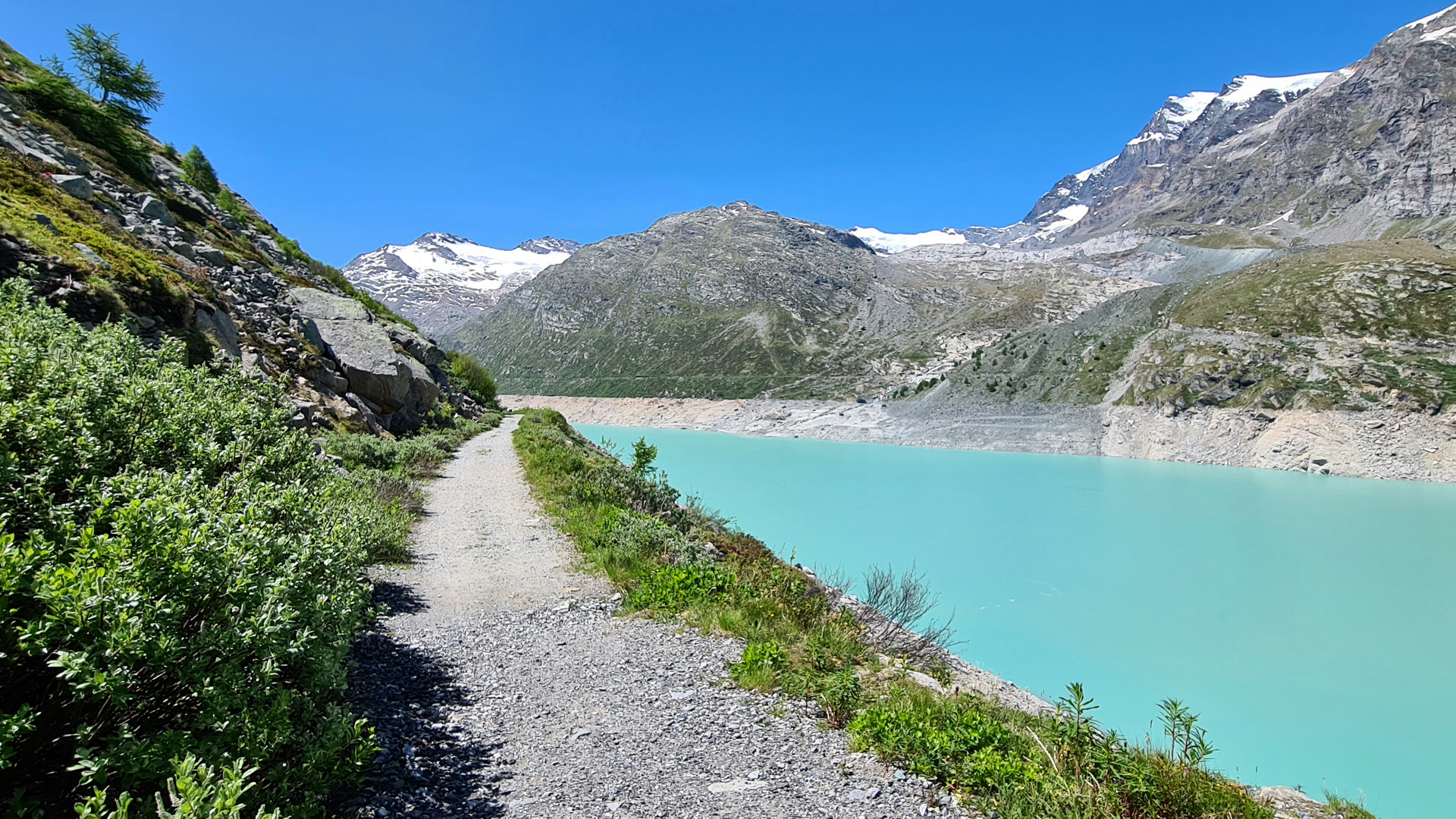 Seeuferweg am Mattmarksee 