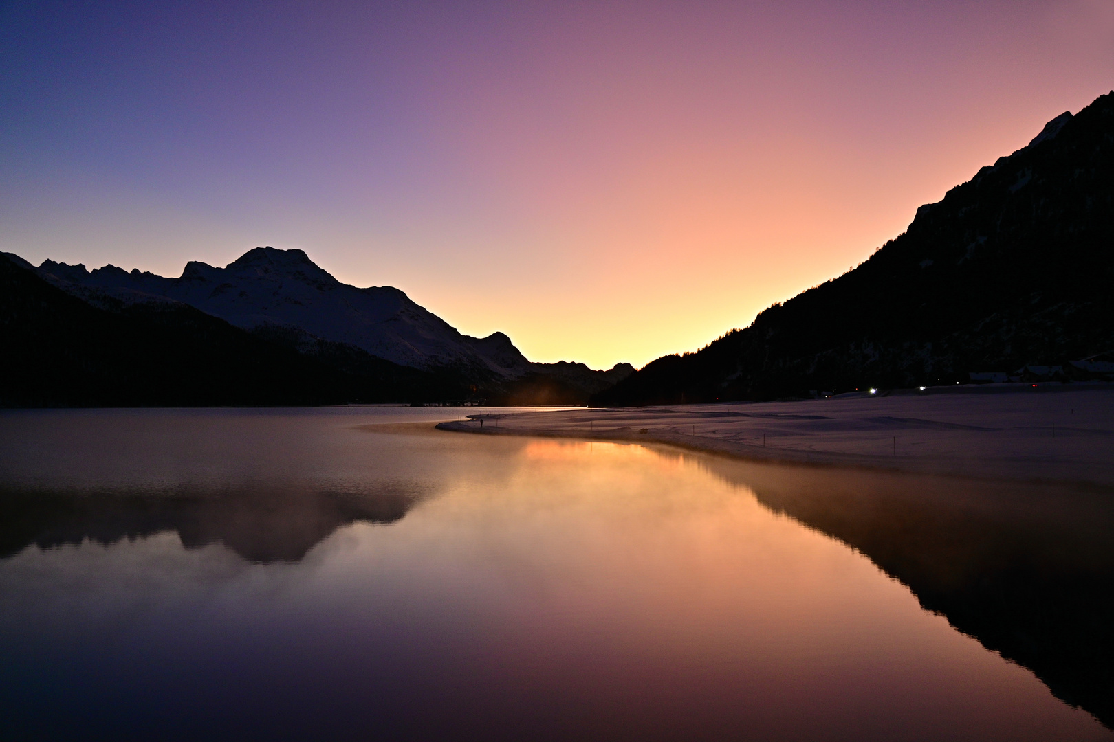 Segantini Licht und Piz Margna