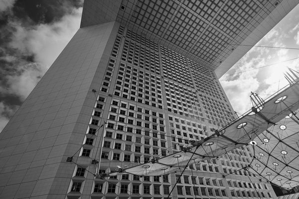 Segel im Grande Arche