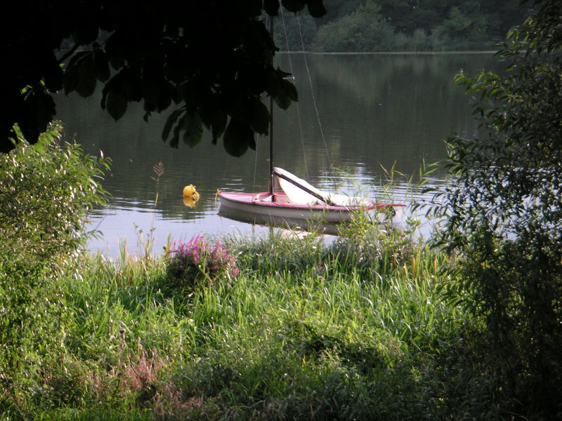Segelboot Foto & Bild landschaft, bach, fluss & see, see, teich