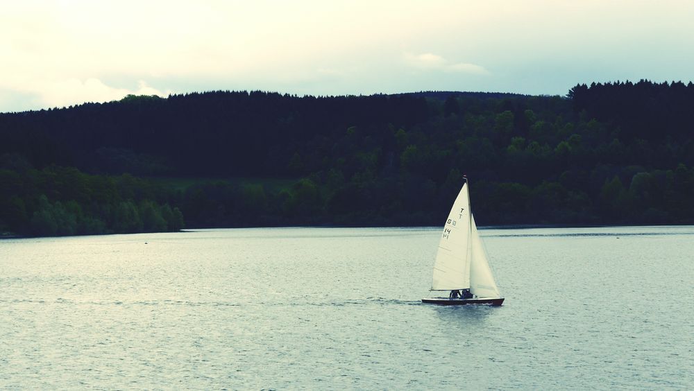 Segelboot Foto & Bild landschaft, bach, fluss & see, see, teich