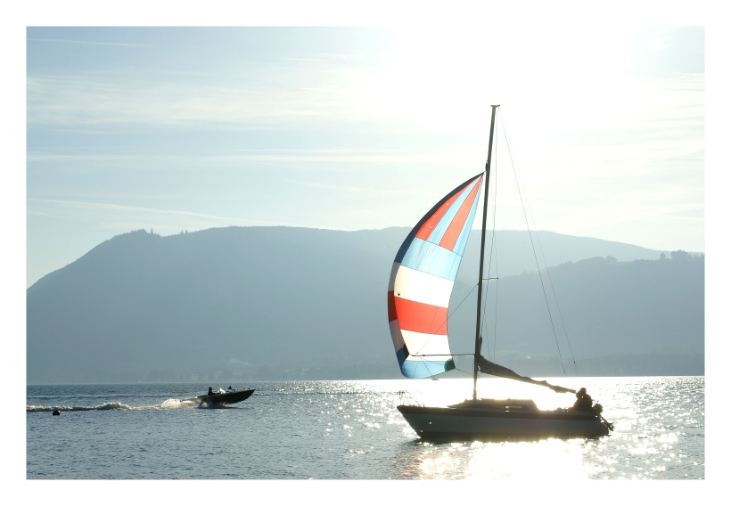 Segelboot am Attersee