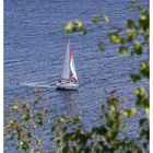 Segelboot am Loch Ness