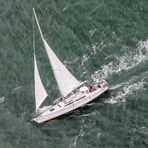 Segelboot an der Golden Gate Bridge