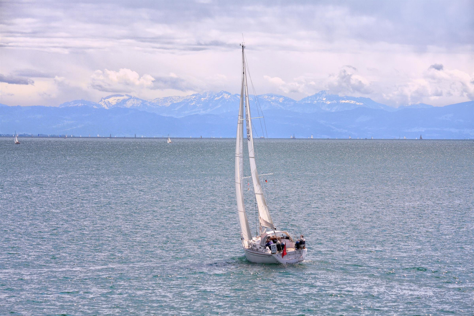 Segelboot auf dem Bodensee